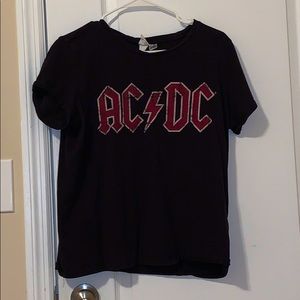 AC DC graphic tee